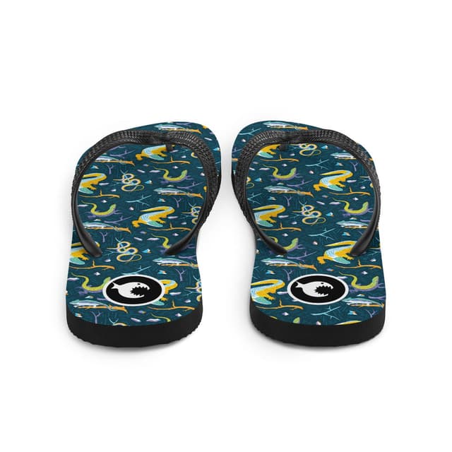 Flip-flops | Alligators blue