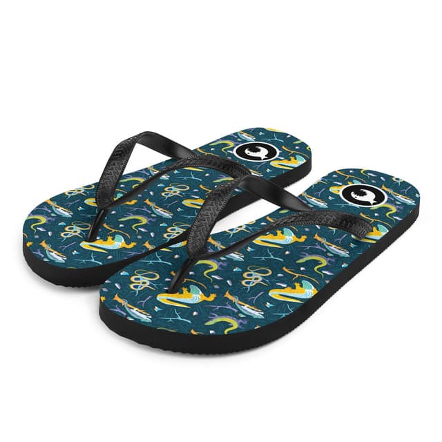 Flip-flops | Alligators blue