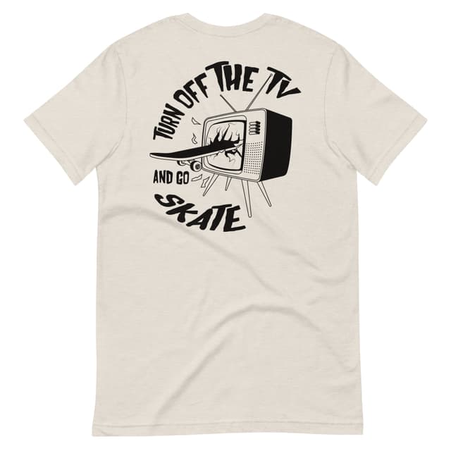 T-shirt | TV off